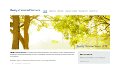 Desktop Screenshot of owingsfin.com